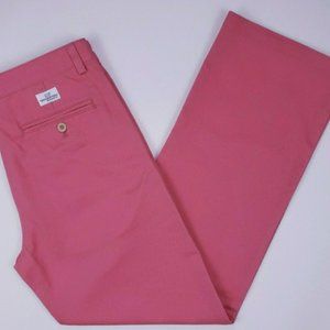 Vineyard Vines Boys 12 Chinos Red Flat Front